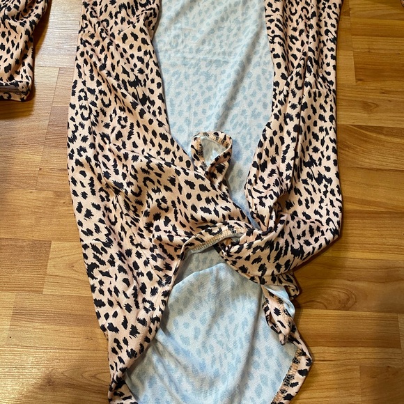 Leopard print long cardigan - Picture 2 of 3